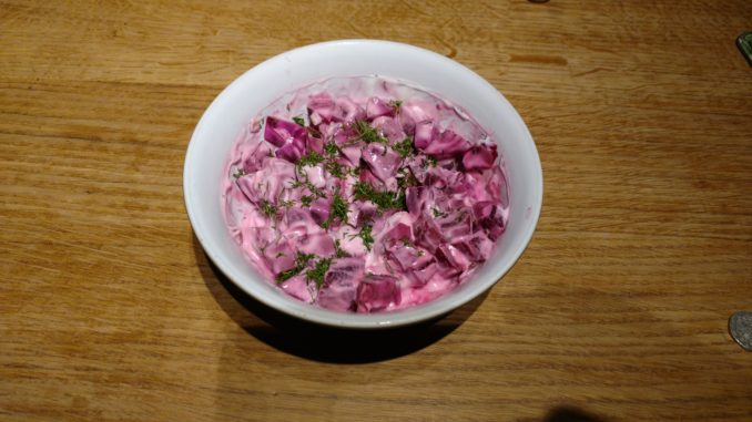 beetroot yog beetroot and lemon yoghurt